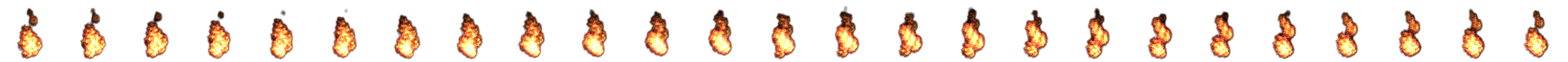 animated flame spritesheet
